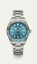 Classic Steel GMT With Arctic Blue Accents